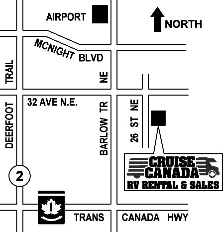 Cruise America platser - Calgary